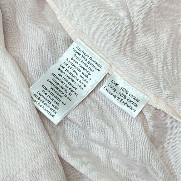 HEMANT & NANDITA Floral Ruffle Minidress size M - Picture 13 of 13